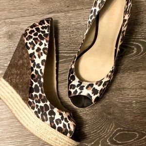 Wedge Heel Leopard print